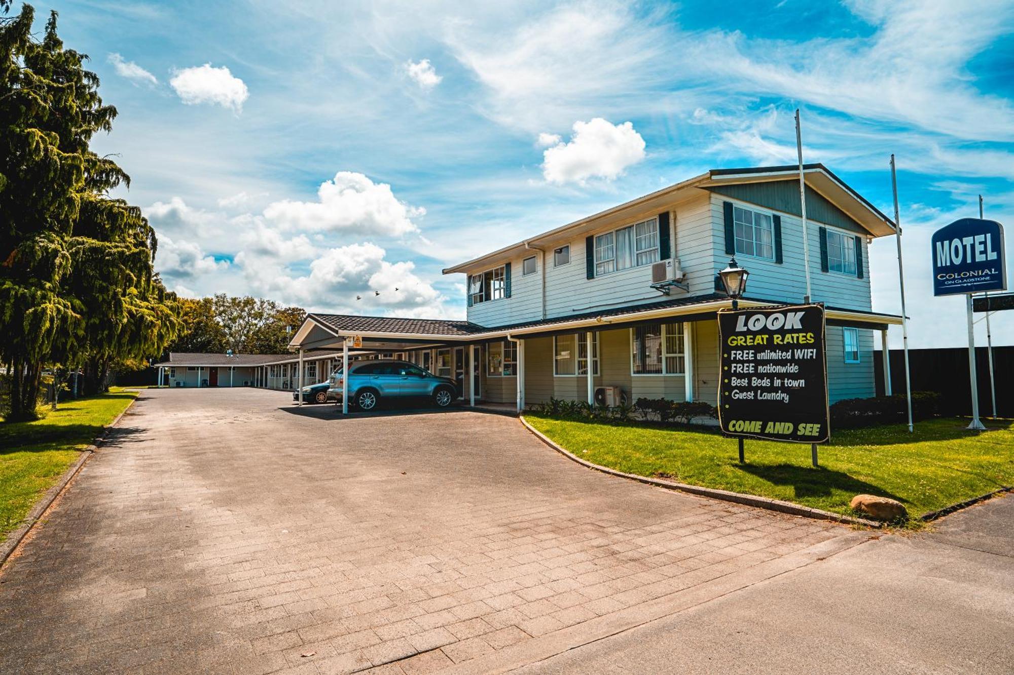 Colonial On Gladstone Motel Gisborne Buitenkant foto